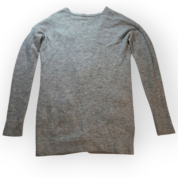 Wilfred Longline Open-Front Cardigan Heather Grey Size Large - Picture 4 of 10